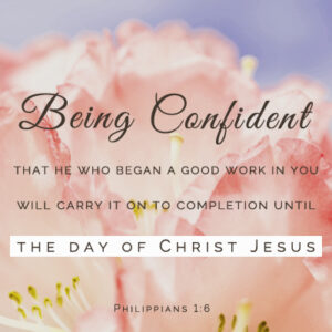 my confidence is in the Lord